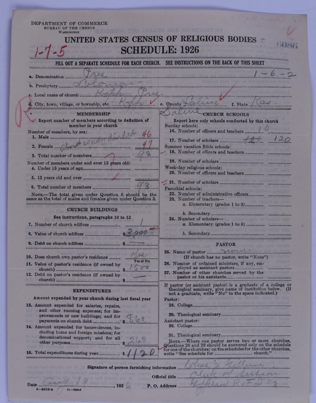 Scan of Presbyterian Church in the United States of America: 6086