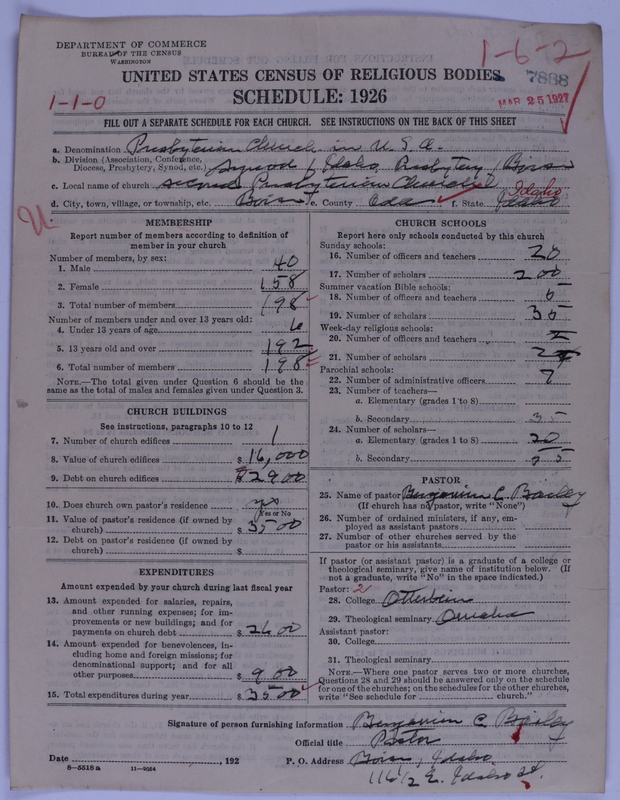 Scan of Presbyterian Church in the United States of America: 7888