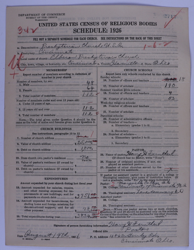 Scan of Presbyterian Church in the United States of America: 2717