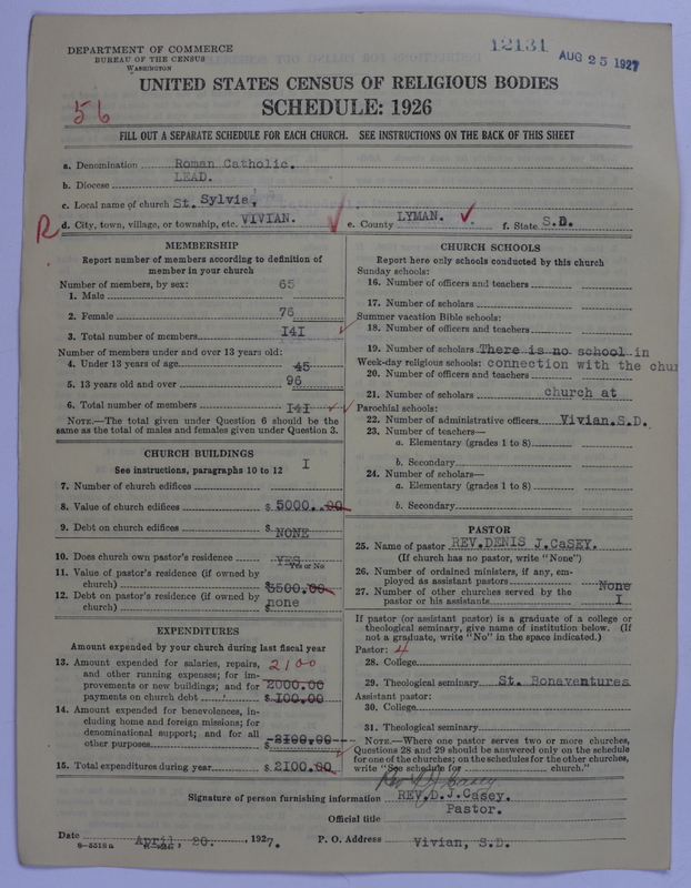 Scan of Roman Catholic Church: 12131