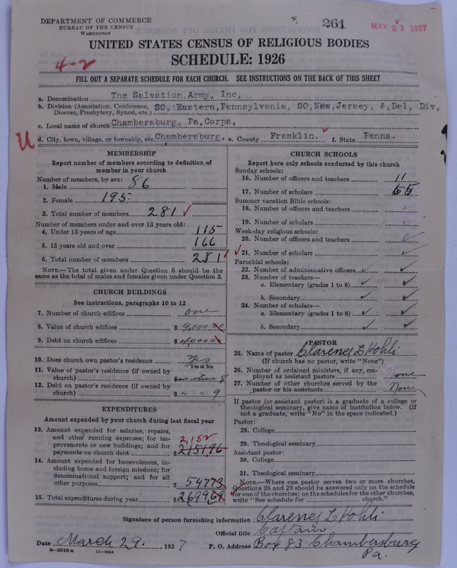Scan of Salvation Army: 261