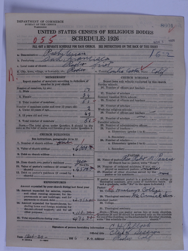 Scan of Presbyterian Church in the United States of America: 8601