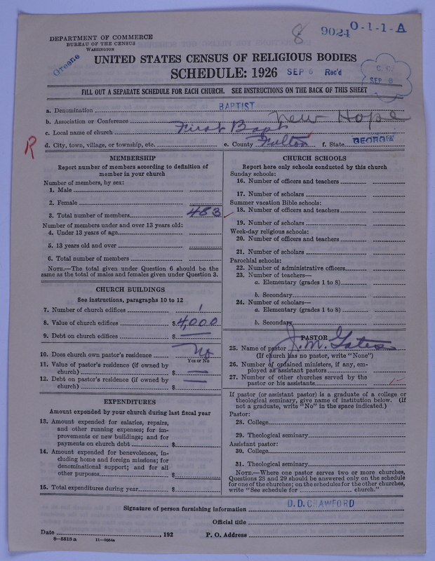 Scan of Negro Baptists: 9024
