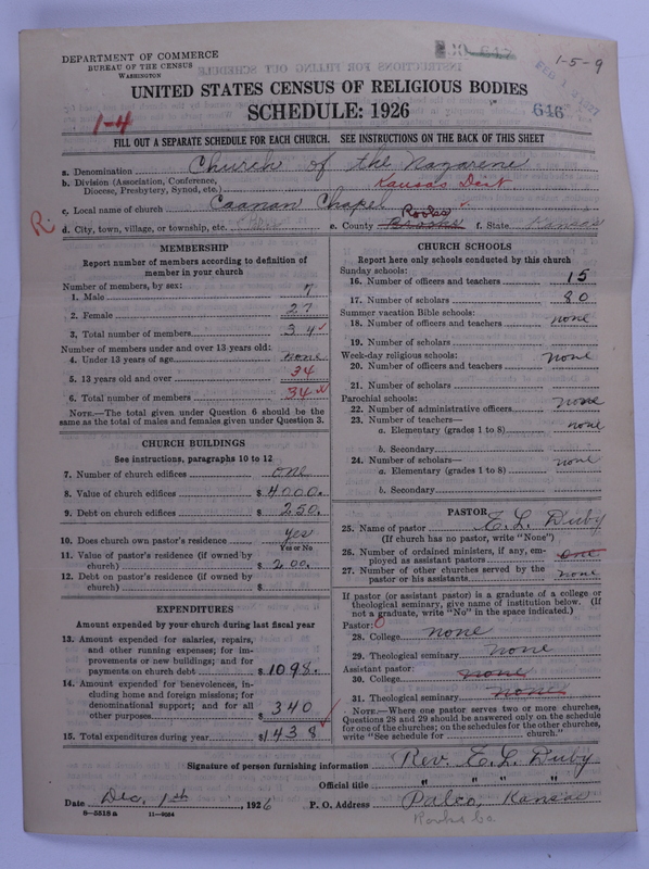 Scan of Church of the Nazarene: 646