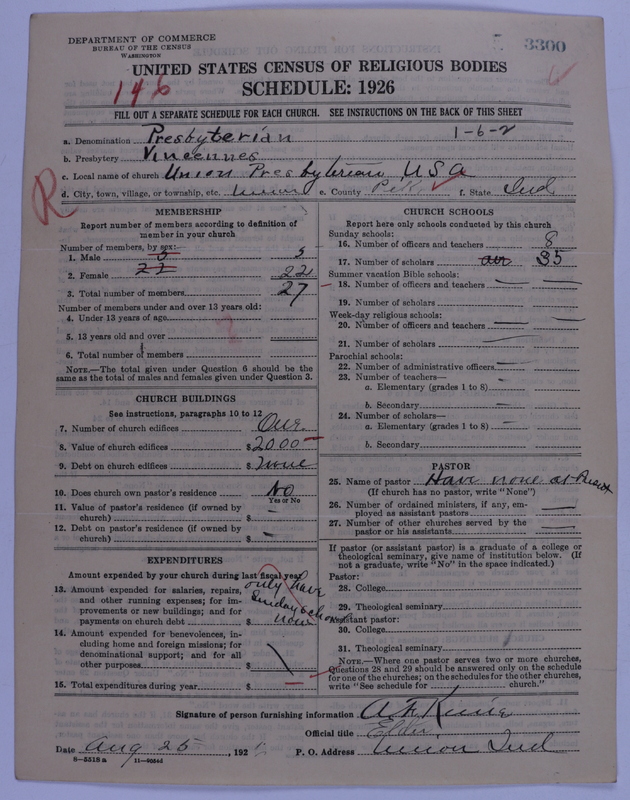 Scan of Presbyterian Church in the United States of America: 3300