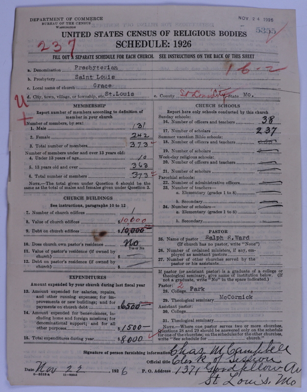 Scan of Presbyterian Church in the United States of America: 5355
