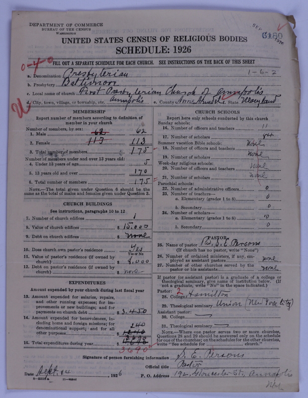 Scan of Presbyterian Church in the United States of America: 6180