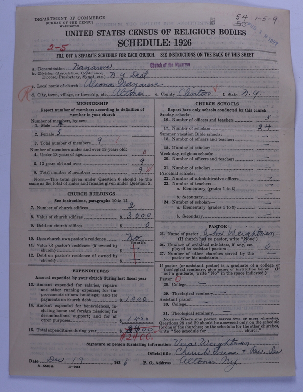 Scan of Church of the Nazarene: 54