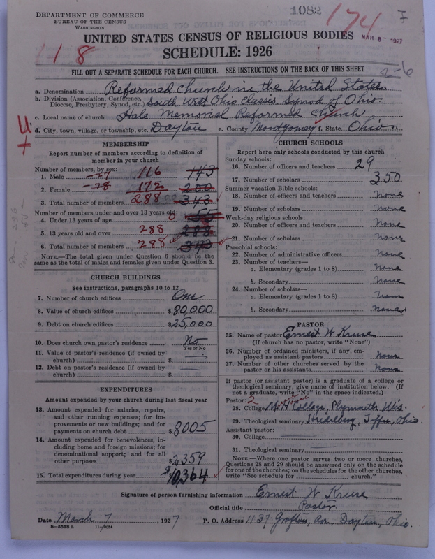 Scan of Reformed Church in the United States: 1082
