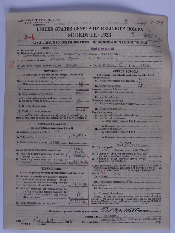 Scan of Church of the Nazarene: 959