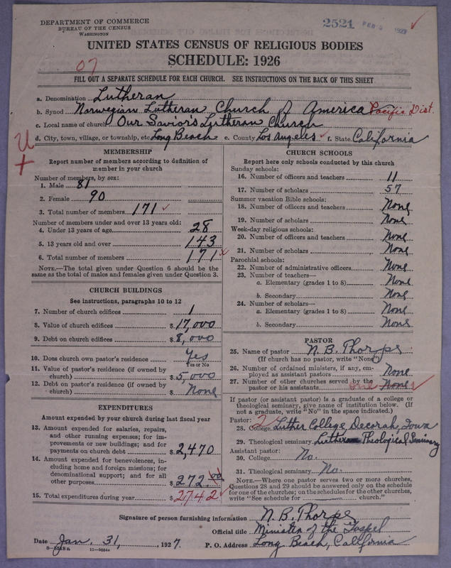Scan of Norwegian Lutheran Church of America: 2522