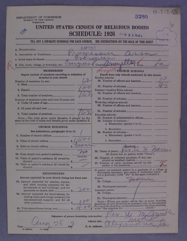 Scan of Negro Baptists: 5780