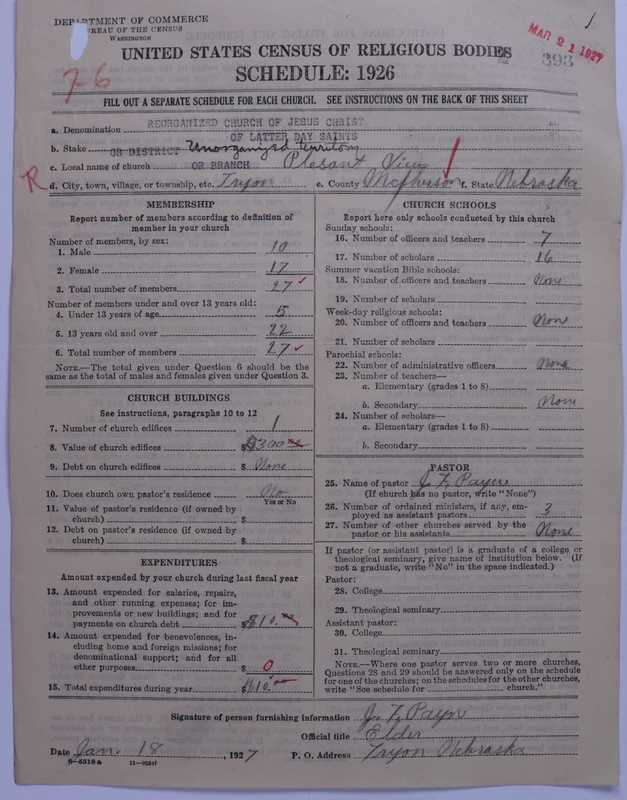 Scan of Reorganized Church of Jesus Christ of Latter Day Saints: 393