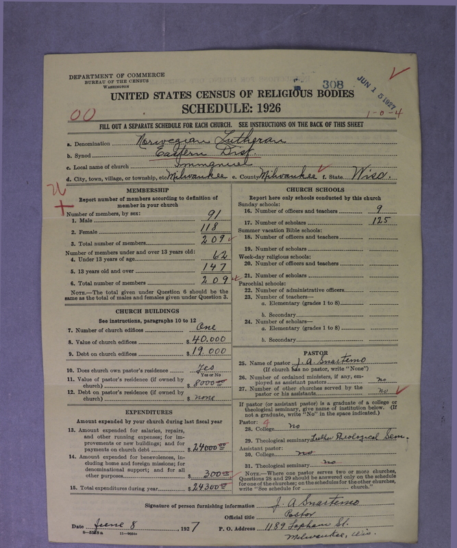 Scan of Norwegian Lutheran Church of America: 308