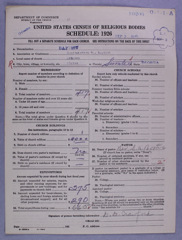 Scan of Negro Baptists: 10206