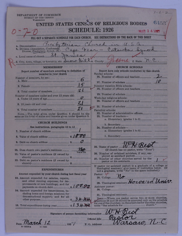 Scan of Presbyterian Church in the United States of America: 6453