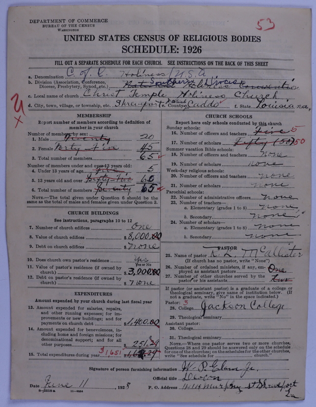 Scan of Church of Christ (Holiness) U.S.A.: 53