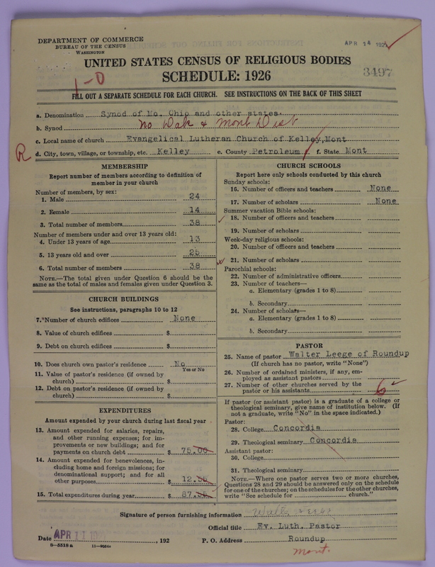 Scan of Evangelical Lutheran Synodical Conference of America: Evangelical Lutheran Synod of Missouri, Ohio, and Other States: 3497