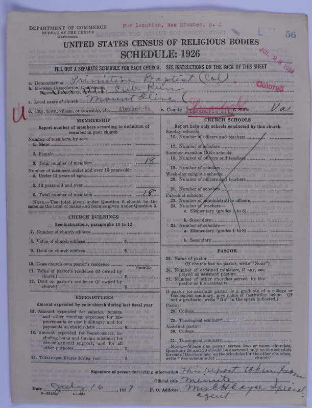 Scan of Colored Primitive Baptists: 56