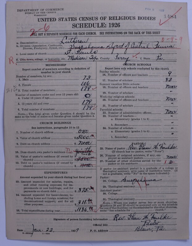 Scan of United Lutheran Church in America: 1484