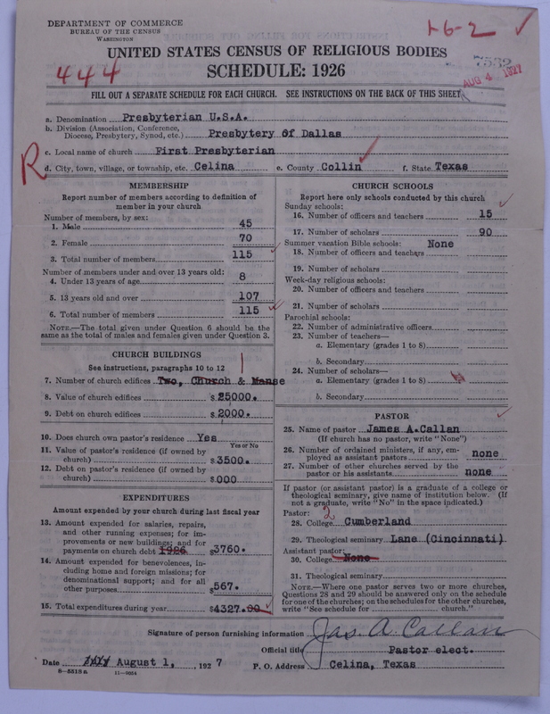 Scan of Presbyterian Church in the United States: 7532