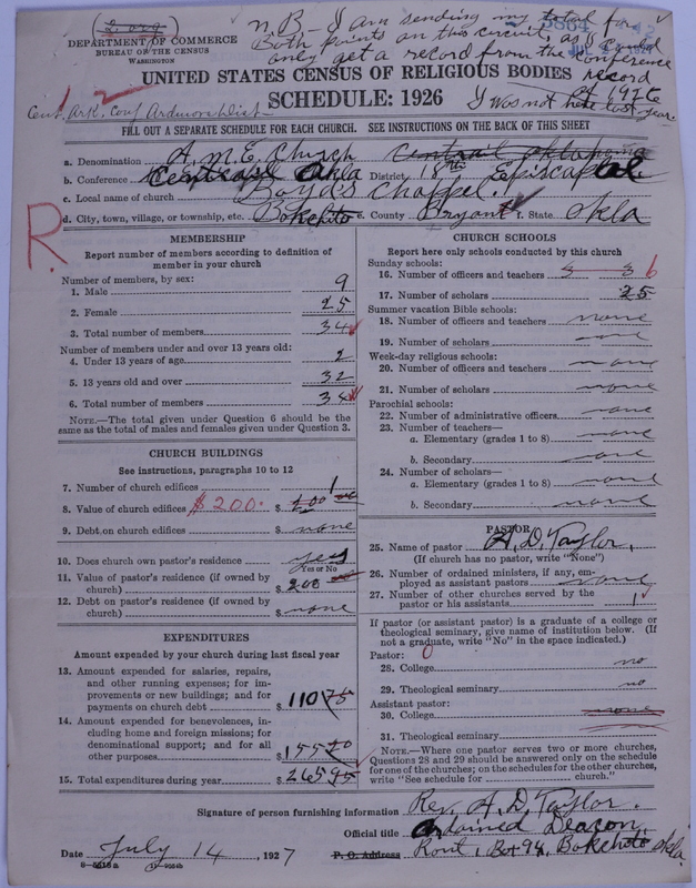 Scan of African Methodist Episcopal Church: 5864