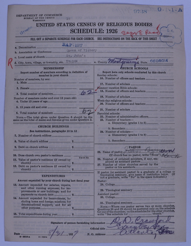Scan of Negro Baptists: 9738