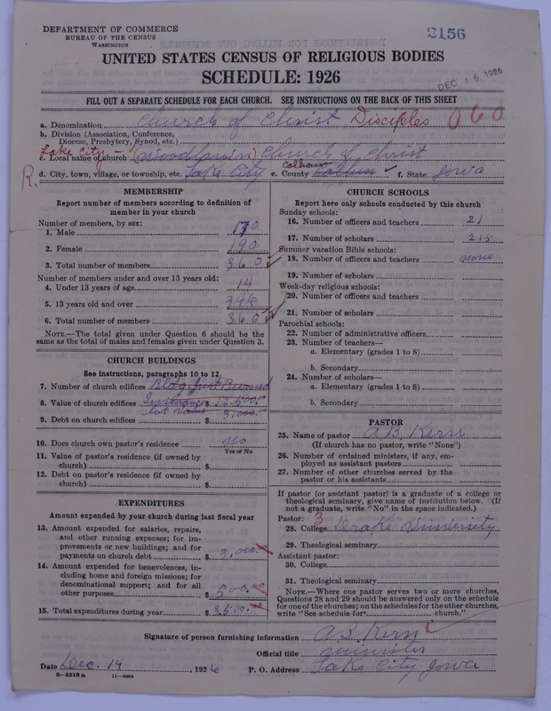Scan of Disciples of Christ: 2156