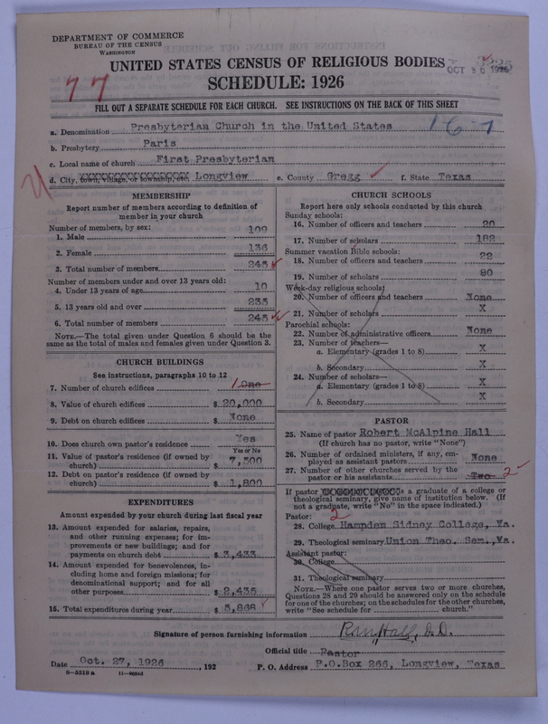 Scan of Presbyterian Church in the United States: 3225
