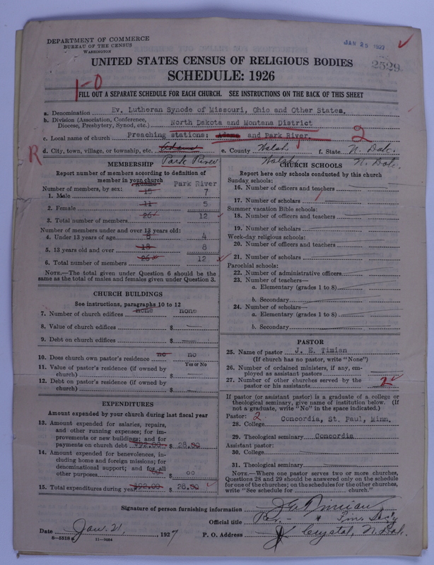 Scan of Evangelical Lutheran Synodical Conference of America: Evangelical Lutheran Synod of Missouri, Ohio, and Other States: 2529