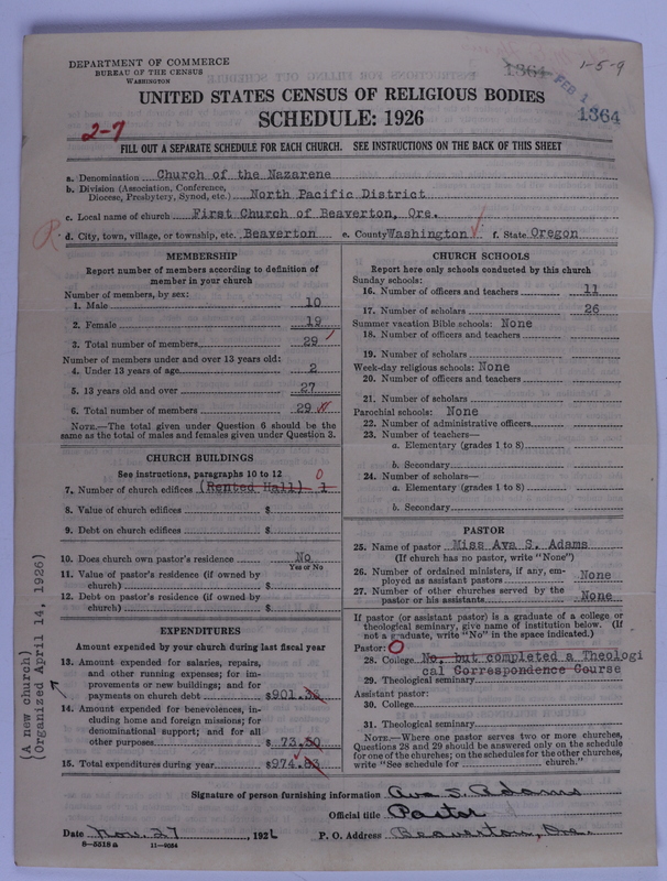 Scan of Church of the Nazarene: 1364