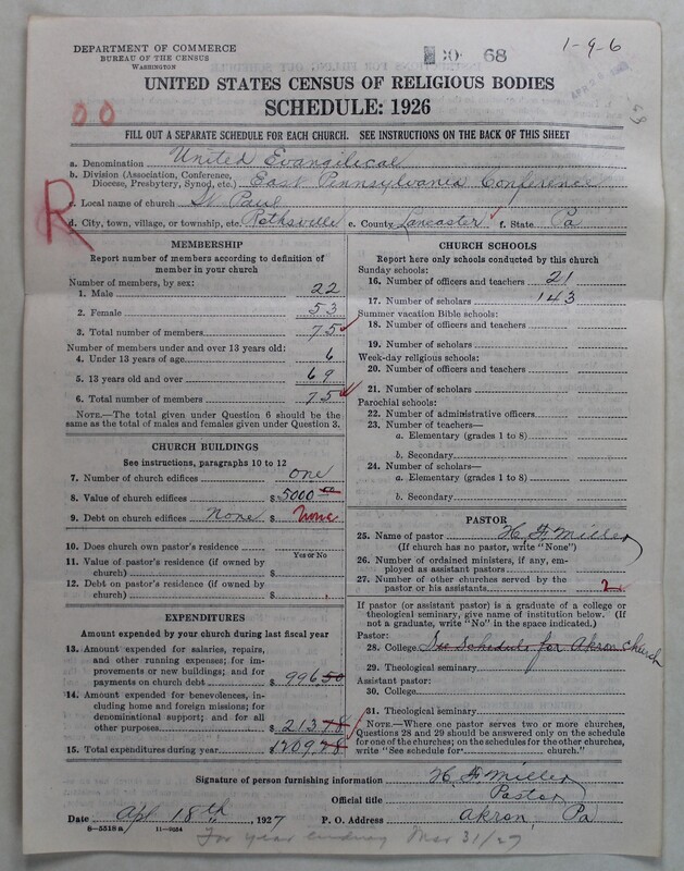Scan of Evangelical Congregational Church: 68