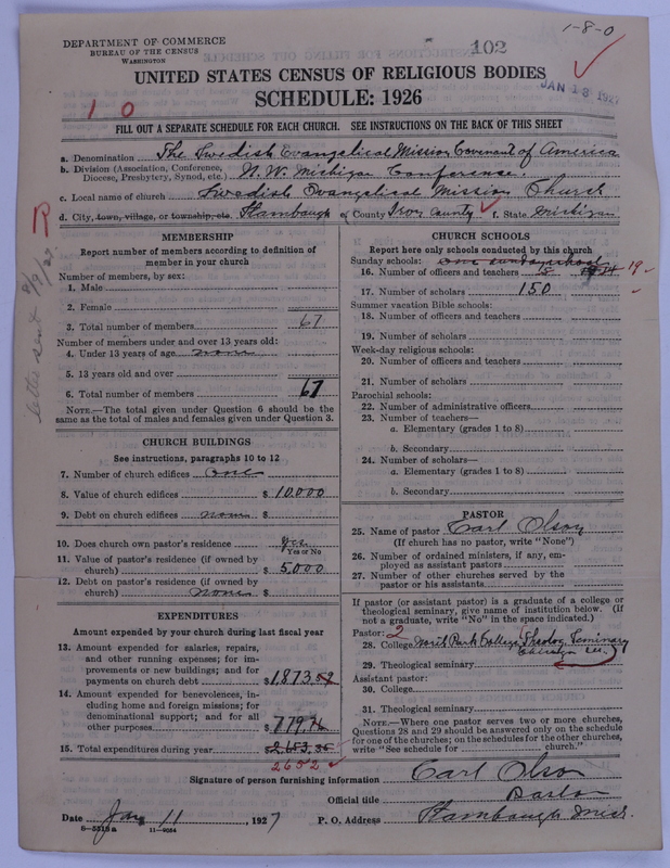 Scan of Swedish Evangelical Mission Covenant of America: 102