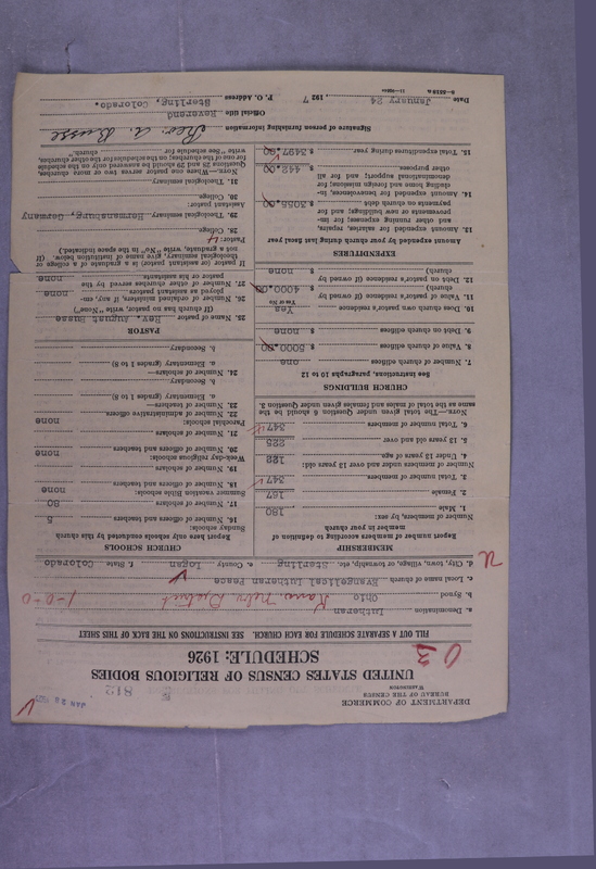 Scan of Synod of the Reformed Presbyterian Church of North America: 812