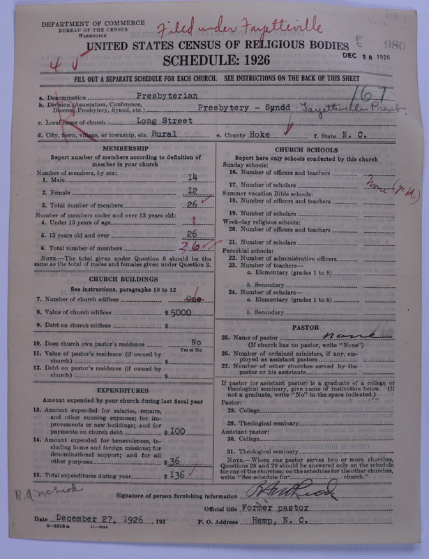 Scan of Presbyterian Church in the United States: 980