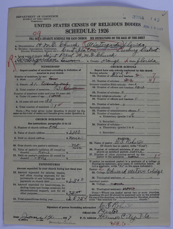 Scan of African Methodist Episcopal Church: 3754