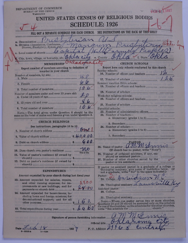 Scan of Presbyterian Church in the United States: 3084