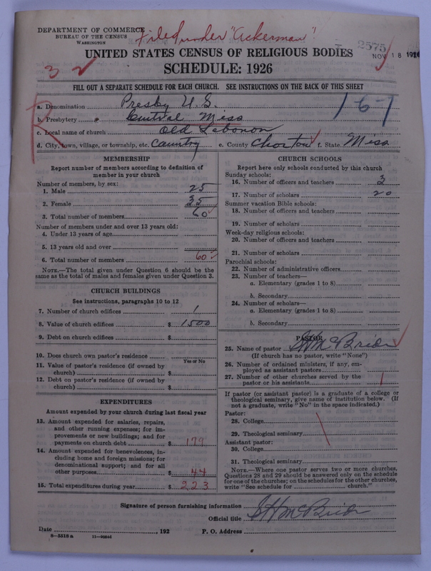 Scan of Presbyterian Church in the United States: 2575