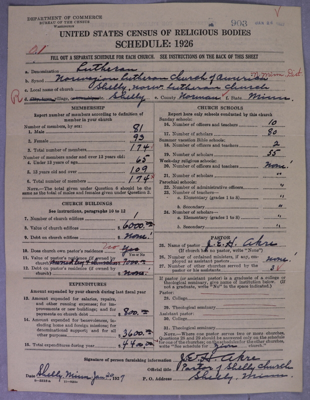 Scan of Norwegian Lutheran Church of America: 903