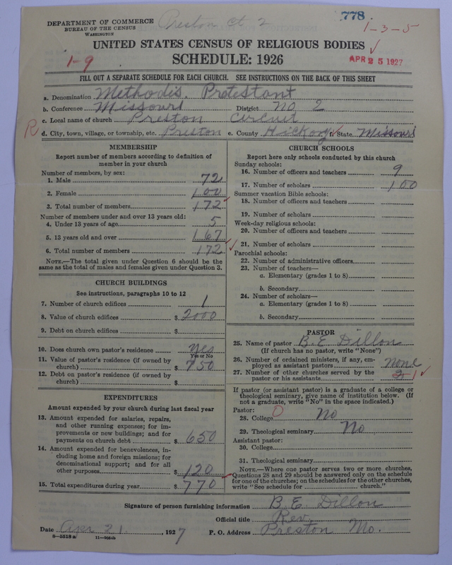 Scan of Methodist Protestant Church: 778