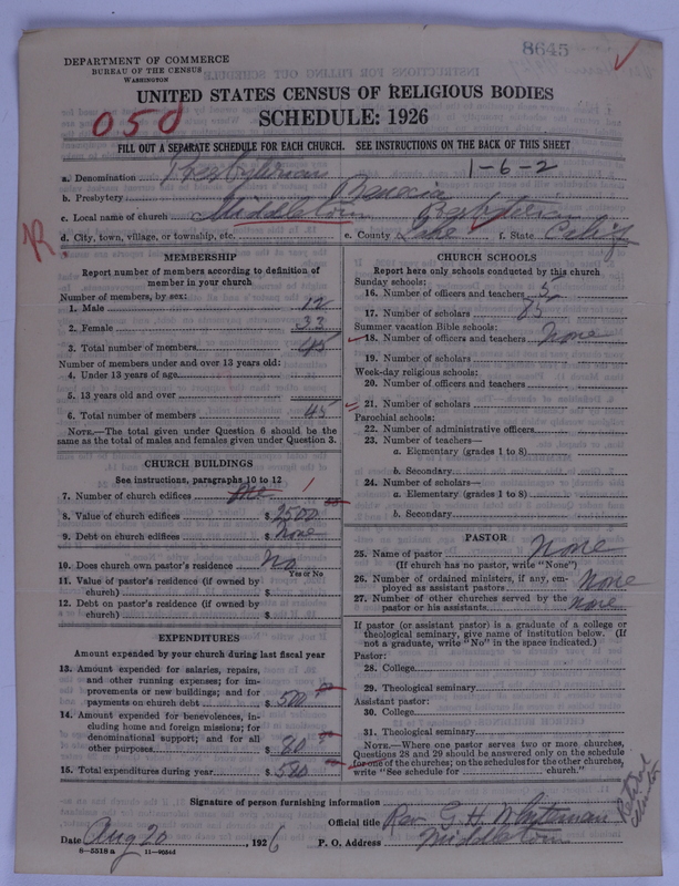 Scan of Presbyterian Church in the United States of America: 8645