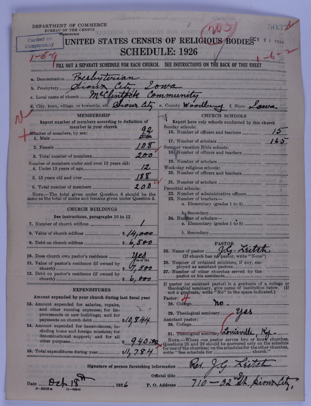 Scan of Presbyterian Church in the United States of America: 5037