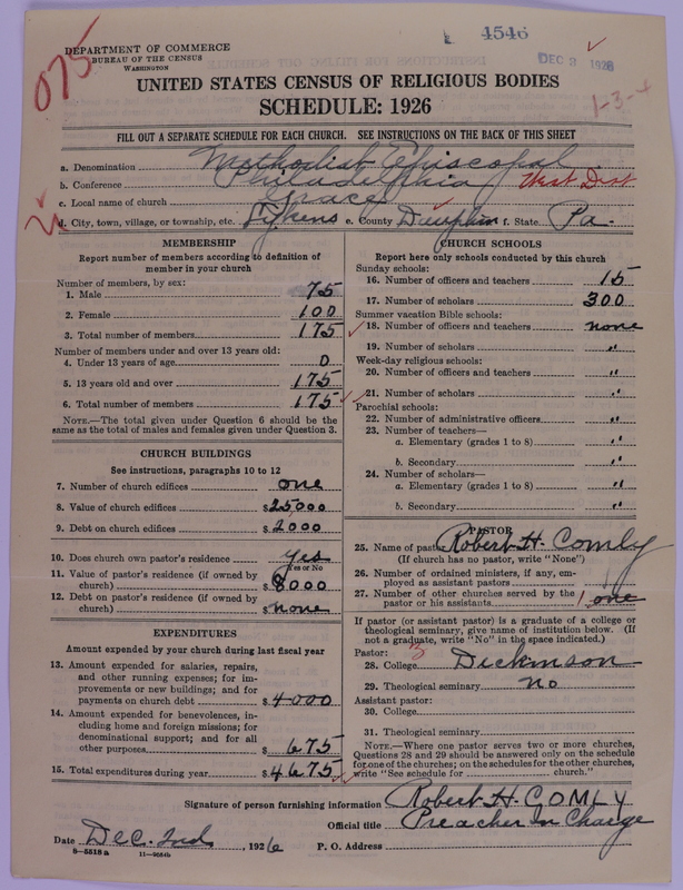 Scan of Methodist Episcopal Church: 4546
