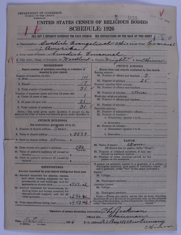 Scan of Swedish Evangelical Mission Covenant of America: 235
