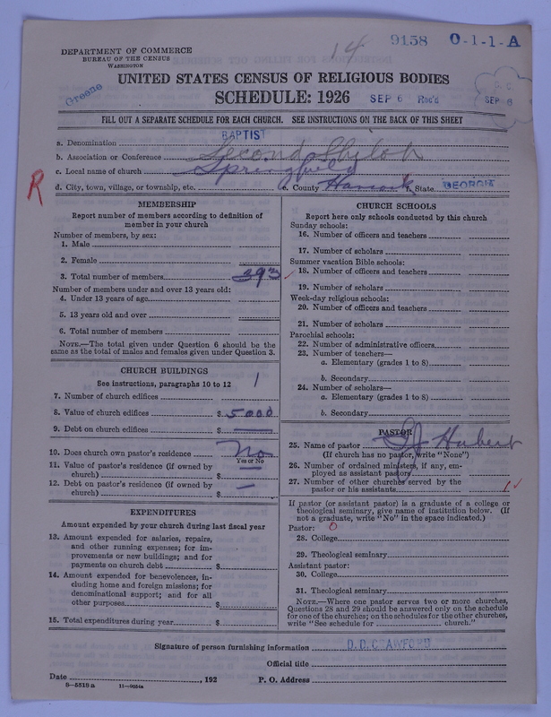 Scan of Negro Baptists: 9158