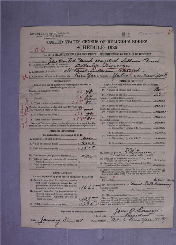 Scan of United Danish Evangelical Lutheran Church in America: 6