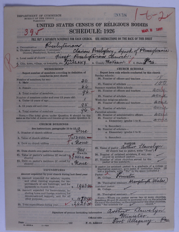Scan of Presbyterian Church in the United States of America: 2038