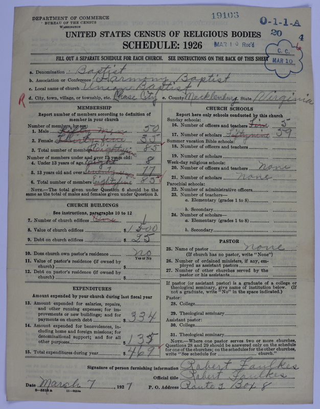 Scan of Negro Baptists: 19103