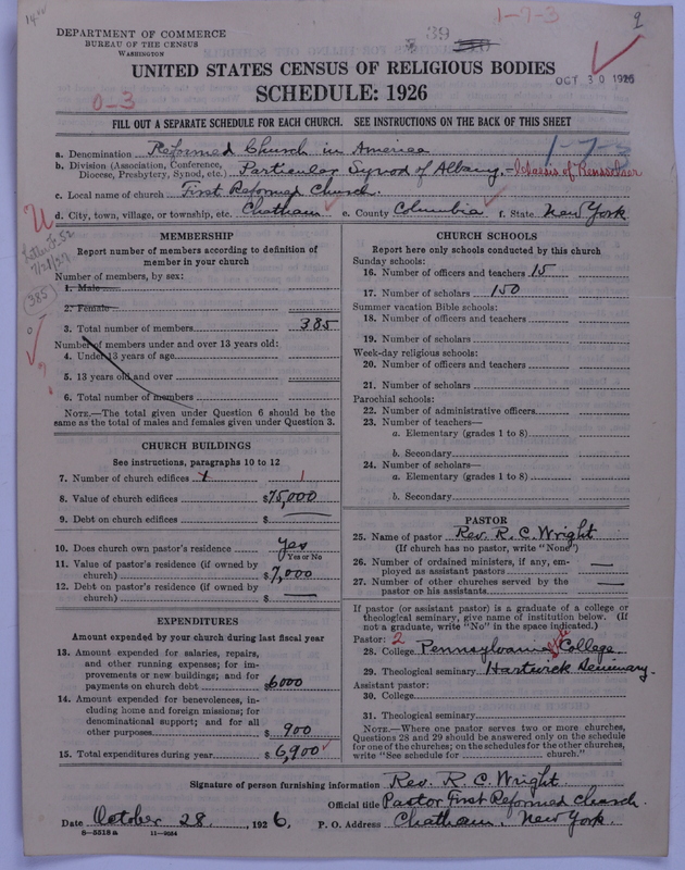 Scan of Reformed Church in America: 39