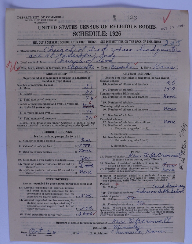 Scan of Church of God (Headquarters, Anderson, Ind.): 423